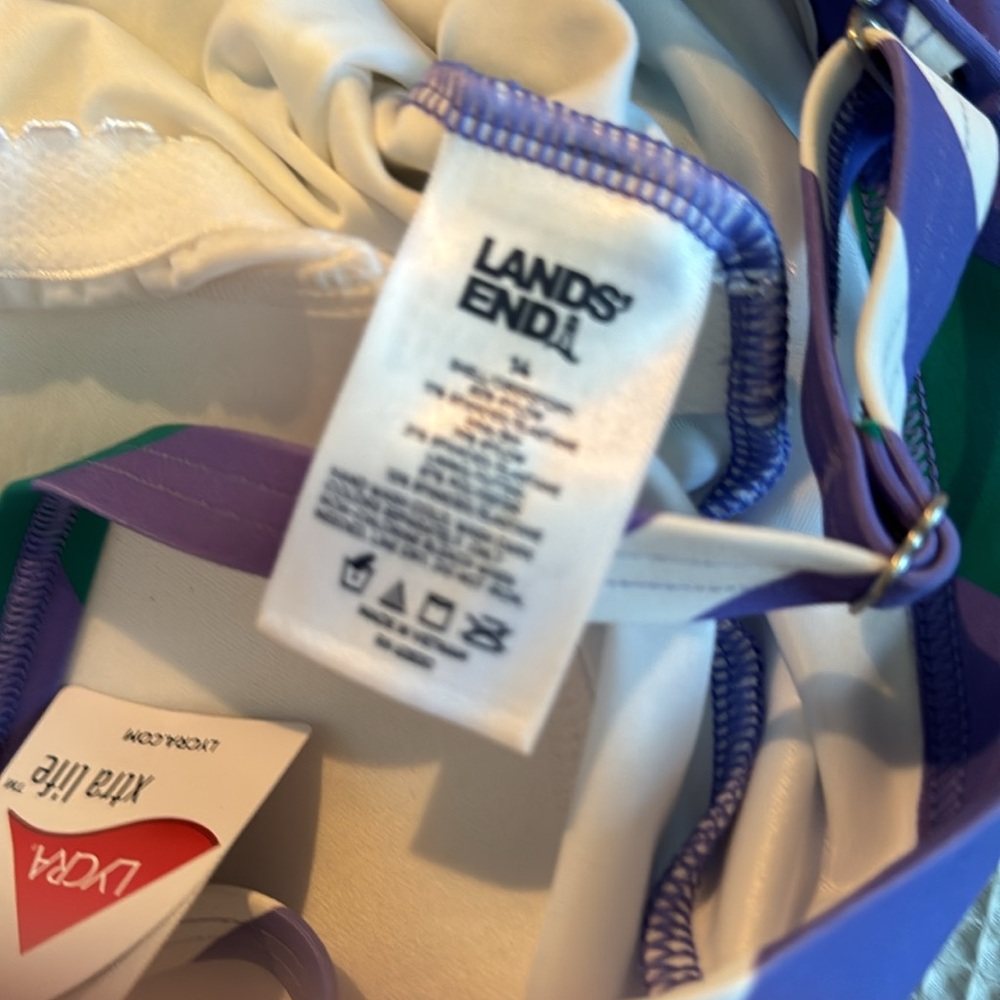 NWT Land’s End Tankini Top 14 Swimsuit - Picture 4 of 4
